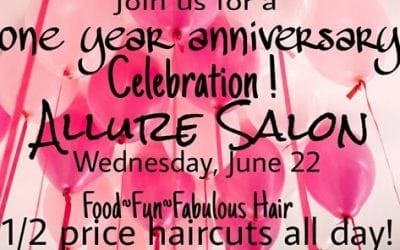 Refreshments & Half-Price Haircuts at Batesville’s Allure Salon & Spa on June 22!!!