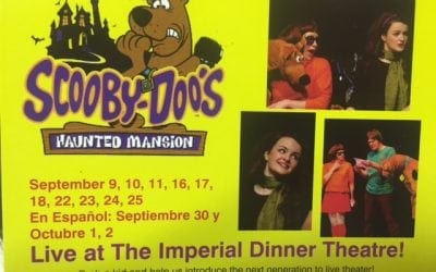 Join Imperial Dinner Theatre for Scooby-Doo’s Haunted Mansion Opening Night September 9th!