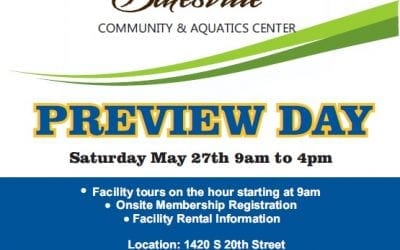 City of Batesville Community Center and Aquatics Park Preview Day May 27th!