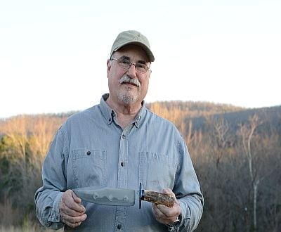Jim Crowell will teach  “Knife Making” June 8th- 10th at the Arkansas Craft School