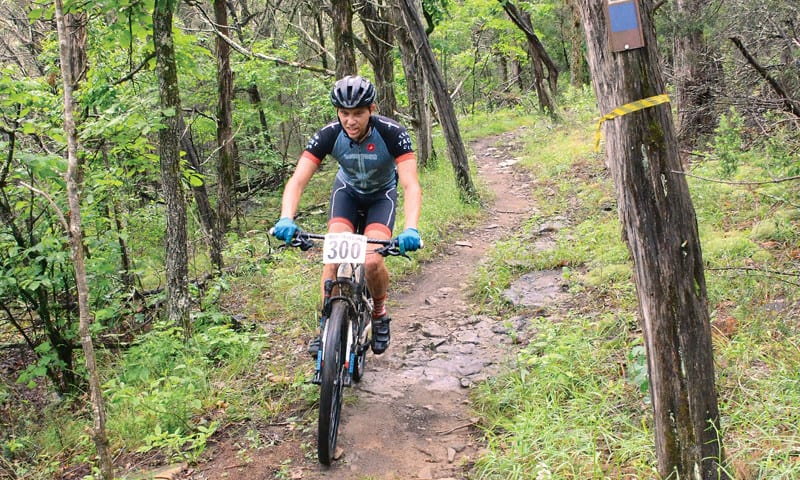 Hammer Down on the Syllamo Bike Trail