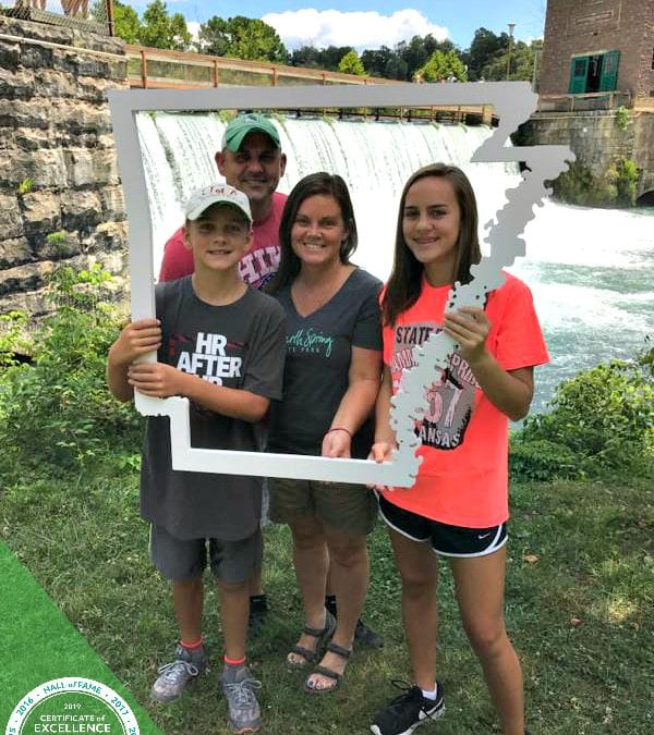 MAMMOTH SPRING STATE PARK EARNS 2019 TRIPADVISOR CERTIFICATE OF EXCELLENCE AND HALL OF FAME AWARD