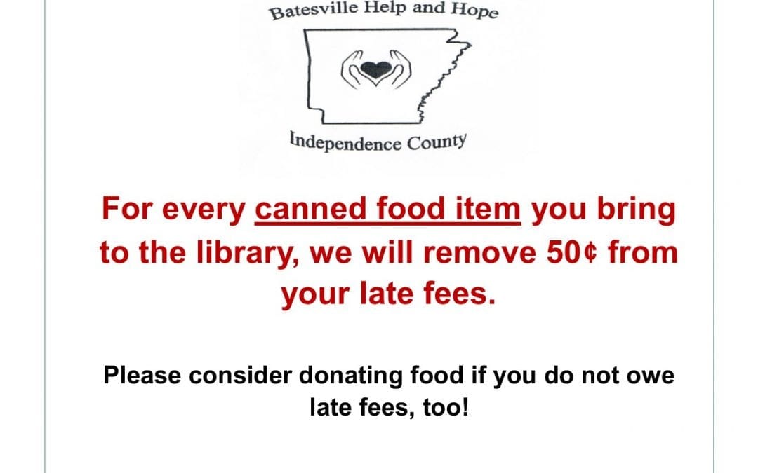 Library to Host Canned Food Drive