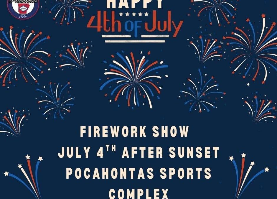 Celebrate the 4th of July in Pocahontas with a Sky Full of Color