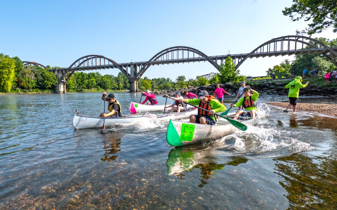 Chasing Rivers and  Records: The White River Canoe Race Comes to Batesville